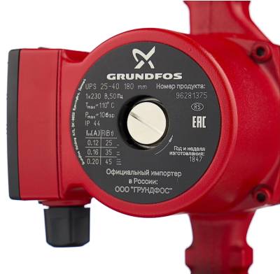 Циркуляционный насос Grundfos UPS 25-40 180