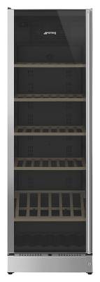 Винный шкаф SMEG SCV115GS (петли слева) нерж. сталь